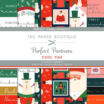 The Paper Boutique Perfect Partners Cool Yule Designpapiere - Embellishment Pad