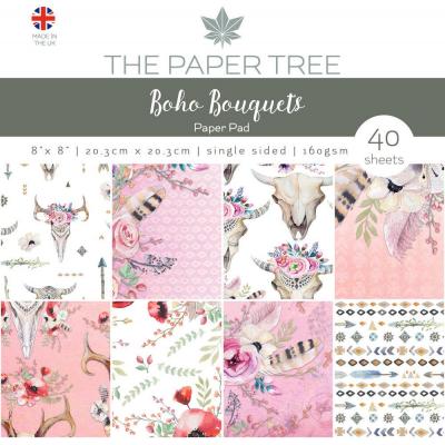 Creative Expressions The Paper Tree Boho Bouquets Designpapiere - Paper Pad