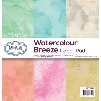 Creative Expressions Designpapiere - Watercolour Breeze