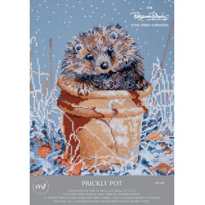 Creative Expressions My Cross Stitch Kit - Prickly Pot Hedgehog