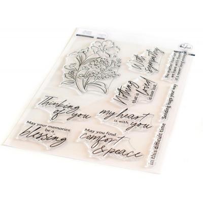 Pinkfresh Studio Clear Stamps - With Sympathy