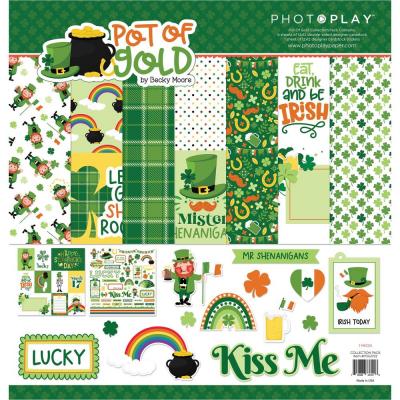 PhotoPlay Pot Of Gold Designpapiere - Collection Pack