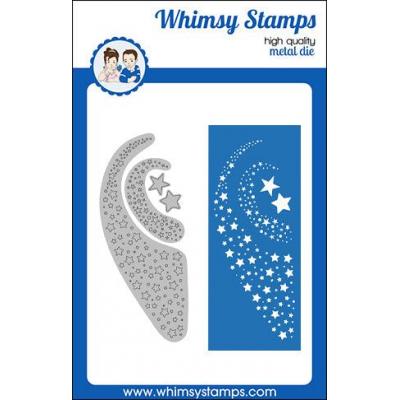 Whimsy Stamps Deb Davis and Denise Lynn Die - Stardust Swirl