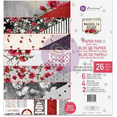 Prima Marketing Magnolia Rouge Designpapiere - Paper Pad