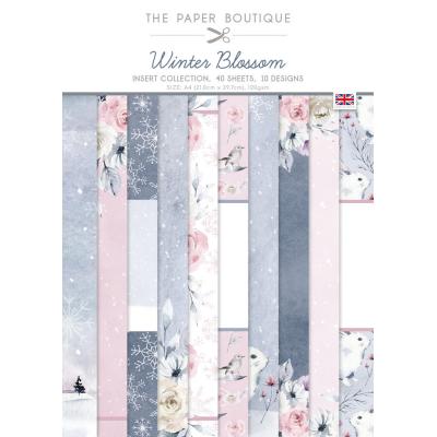 The Paper Boutique Winter Blossom Designpapiere - Insert Collection
