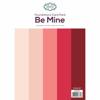 Creative Expressions Be Mine Cardstock - Coloured Card Collection