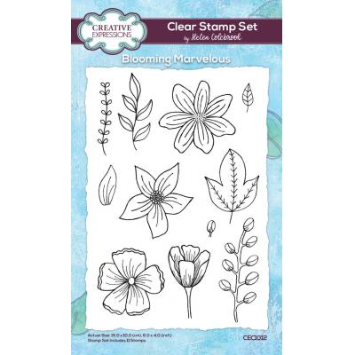 Creative Expressions Helen Colebrook Clear Stamps - Blooming Marvelous