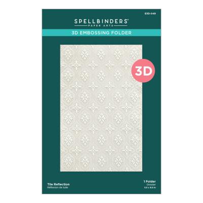 Spellbinders Embossing Folder - Tile Reflection