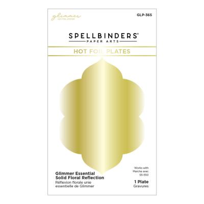 Spellbinders Hotfoil Stamp - Essential Floral Reflection