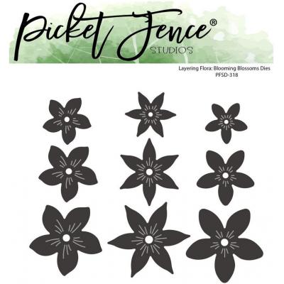 Picket Fence Studios Dies - Layering Flora: Blooming Blossoms