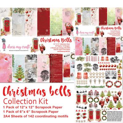 Dress My Crafts Christmas Bells Designpapiere - Collection Kit
