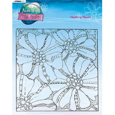 StudioLight Mindful Moodling Nr.192 Clear Stamp - Moodles Of Flowers