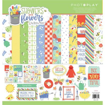 PhotoPlay Paper Showers & Flowers Designpapiere - Collection Pack