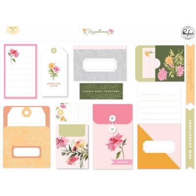 Pinkfresh Studio Chrysanthemum Die Cuts - Journaling Bits