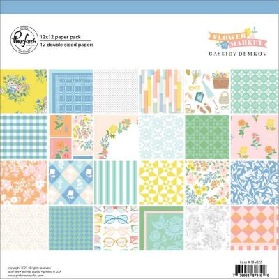 PinkFresh Studio Flower Market Designpapiere - Paper Pack
