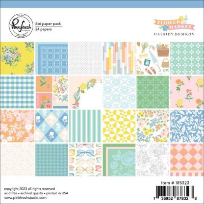 PinkFresh Studio Flower Market Designpapiere - Paper Pack
