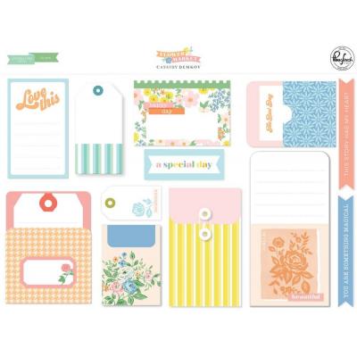 PinkFresh Studio Flower Market Die Cuts - Journaling Bits