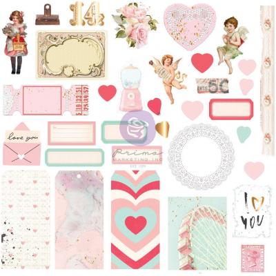 Prima Marketing Love Notes Die Cuts - Ephemera Icons II