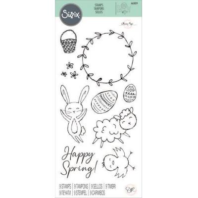 Sizzix Olivia Rose Clear Stamps - Spring Essentials