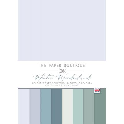 The Paper Boutique Winter Wonderland Cardstock - Coloured Card Collection