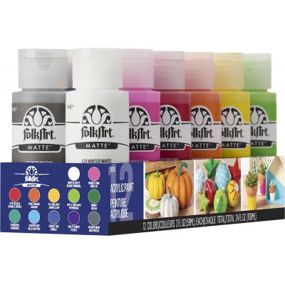 FolkArt Acrylfarben - Acrylic Matte Paint Set