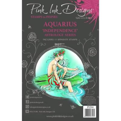 Creative Expressions Pink Ink Designs Clear Stamps - Aquarius 