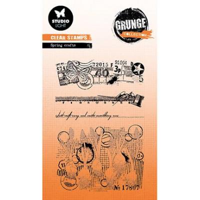 StudioLight Grunge Collection Nr.398 Clear Stamps - Spring Crafts