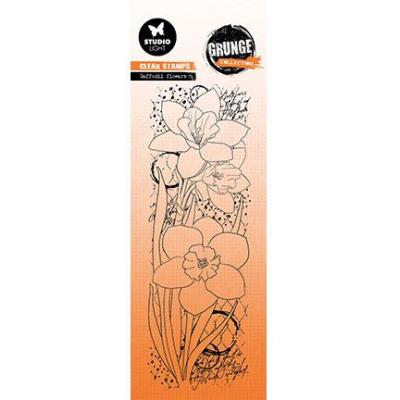 StudioLight Grunge Collection Nr.396 Clear Stamp - Daffodil Flowers