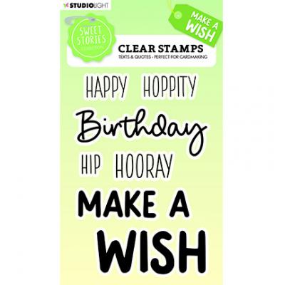 StudioLight Sweet Stories Nr.418 Clear Stamps - Make A Wish