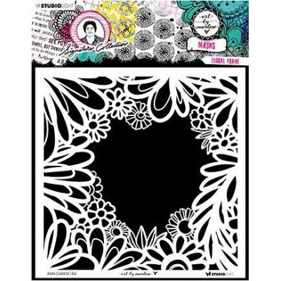 StudioLight Art By Marlene Signature Collection Nr.184 Stencil - Floral Frame