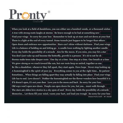 Pronty Sticker - Englisch Quotes Sympathy