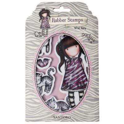 StudioLight Gorjuss Nr. 346 Cling Stamps - Wild Ruby