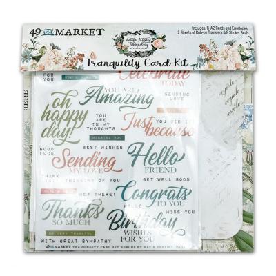 49 and Market Vintage Artistry Tranquility Designpapiere - Card Kit