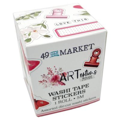 49 And Market ARToptions Rouge Washi Tape - Washi Sticker Roll