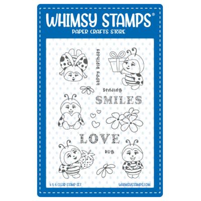 Whimsy Stamps Deb Davis Clear Stamps - Lady Bugs