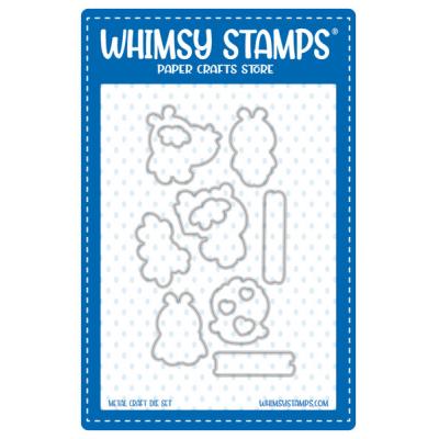 Whimsy Stamps Deb Davis and Denise Lynn Outlines Die - Lady Bugs