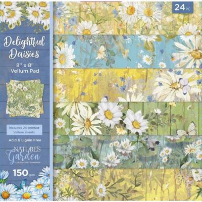 Crafter's Companion Delightful Daisies Spezialpapiere - Vellum Pad