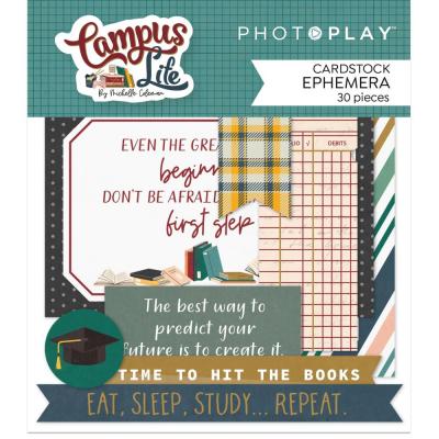 Photoplay Paper Campus Life Die Cuts - Ephemera