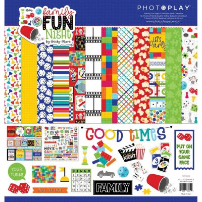 Photoplay Paper Family Fun Night Designpaiere - Collection Pack