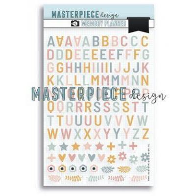 Masterpiece Design Sticker - Puffy Alphabet