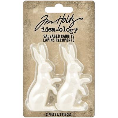 Idea-ology Tim Holtz Embellishments - Salvaged Rabbits