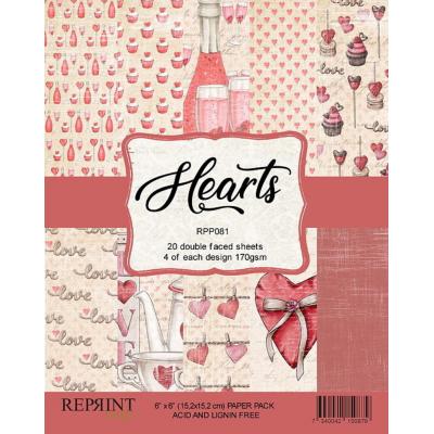 Reprint Hearts Designpapiere - Paper Pack