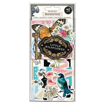 Bo Bunny Brighton Die Cuts - Ephemera