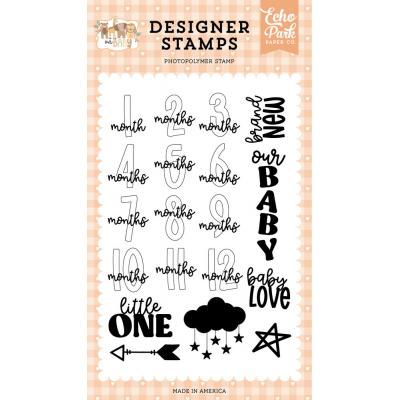 Echo Park Our Baby Clear Stamps - Our Baby Months