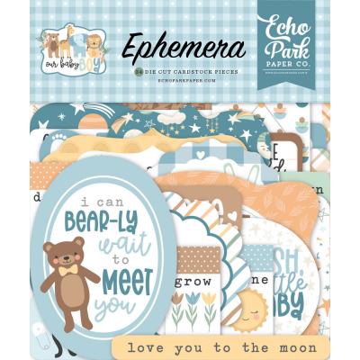 Echo Park Our Baby Boy Die Cuts - Ephemera