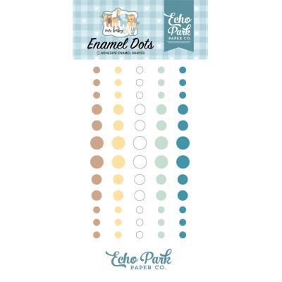 Echo Park Our Baby Boy Sticker Embellishments - Enamel Dots