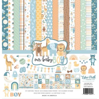 Echo Park Our Baby Boy Designpapiere - Collection Kit