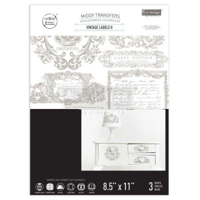 Prima Marketing Re-Design Transferpapier -  Vintage Labels II
