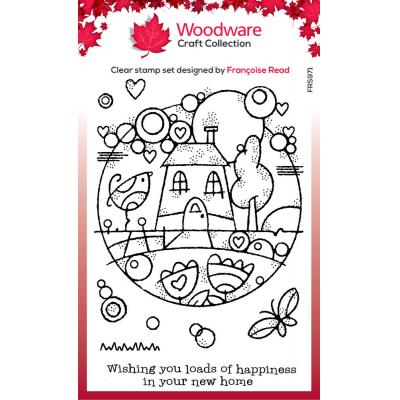 Creative Expressions Woodware Craft Collection Clear Stamps - Dream Home