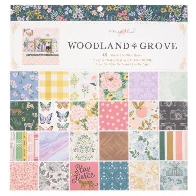 American Crafts Maggie Holmes Woodland Grove Designpapiere - Paper Pad